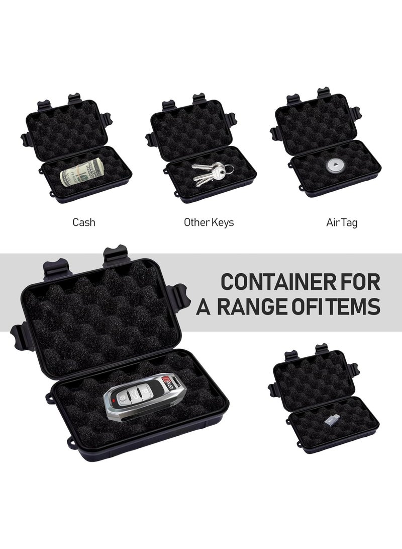 صندوق المفتاح المغناطيسي ، إخفاء مفتاح مفتاح السيارة المغناطيسي حامل المفتاح إخفاء المفتاح ، حامل المفتاح المخفي للماء حالة مفتاح السيارة للسفر في الهواء الطلق ، صندوق المفتاح المغناطيسي للسيارات تحت (2 ، أسود) - Image 4